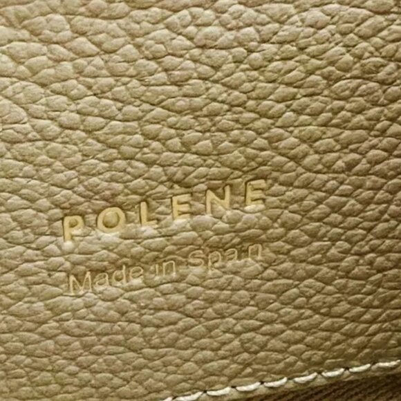 $1195 Authentic POLENE Numero Un Taupe Made in SPAIN Micro Mini Crossbody Bag - Picture 2 of 11
